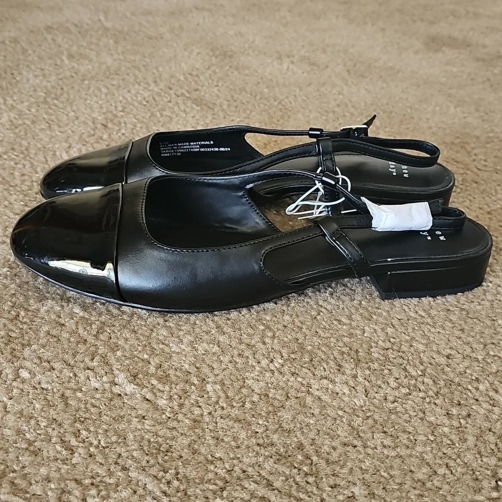 A New Day Maxine Ballet Flats Black Size 6.5
